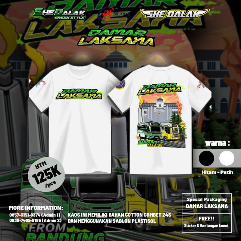 Kaos Damar Putih